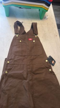 Dickey brown overalls