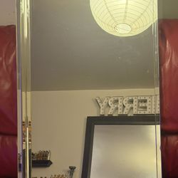 West Elm Large Heavy Mirrored Tray 