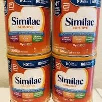 New Orange Similac Sensitive Each 12.5 OZ Each 12$ Firm I Have 7 Cans 