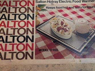 Vintage Salton Hotray electric food warmer make offer