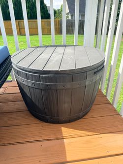 Deck Storage Barrel