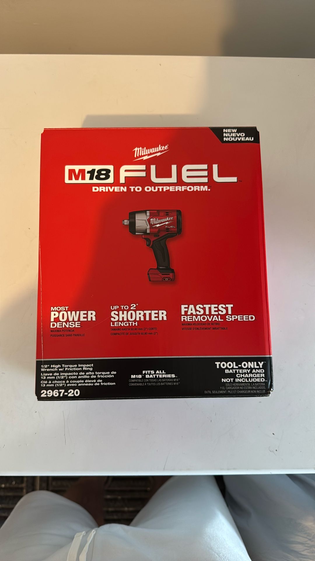 Milwaukee 1/2” High Torque Impact Wrench W/ Friction Ring 2967-20