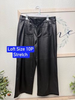 Loft leather pants