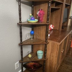 Corner Ladder Shelves