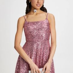 Short Sequin Cocktail Dress