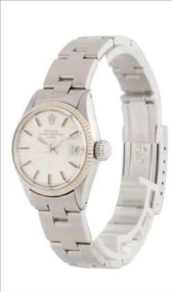Rolex datejust 14k white gold rolex. For wemen