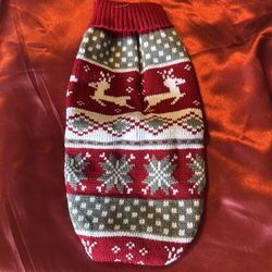 Vehomy Dog Christmas Sweaters Pet Winter Knitwear Xmas Clothes Classic Warm Coats Reindeer Snowflake Argyle Sweater for Kitty Puppy Cat S