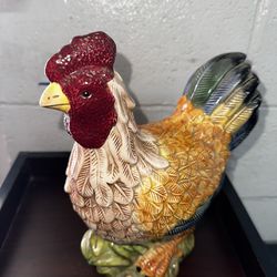 Chicken Figurine Country Home Decor Kitchen