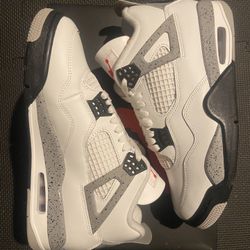 Air Jordan 4 Retro OG 'White Cement' 2025 (size 7.5)