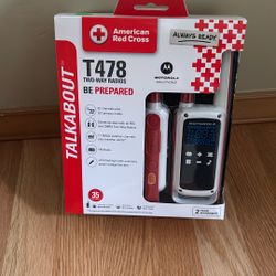 American Red Cross T478 Two Way Radios