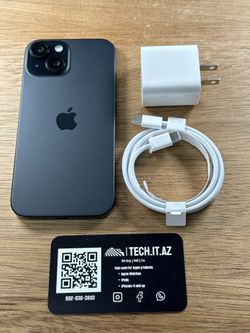 📱 iPhone 15 | 128GB | Black Titanium | Unlocked (Any Carrier)