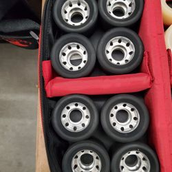 Roller Skate Wheels 80's Fan Jets (full Grooves)