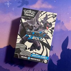Pokémon TCG Black Bolt Booster Bundle (6 Booster Packs)