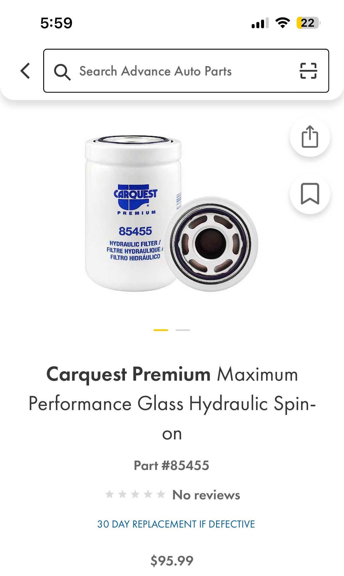 Hydraulic Filter