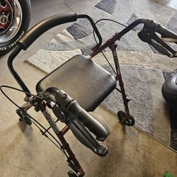 Senior Walker With Seat