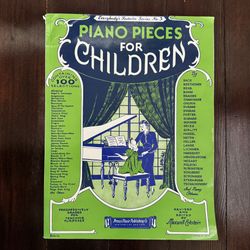 Piano Pieces For Children Revised And Edited By Maxwell Eckstein