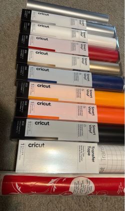 Lot of cricut vinyl barely touched