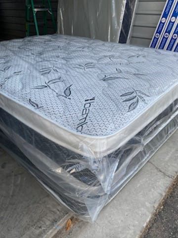 Brand New QUEEN PILLOW TOP just the MATTRESS Free Delivery All Sizes Available