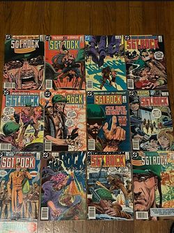 Sgt. Rock Bronze Age DC 1983-84 Issues 384-395 Plus 1984 Annual No. 4 Comic Books