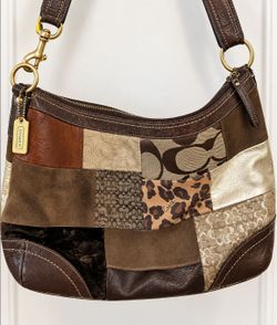 Coach Patchwork Shoulder Bag