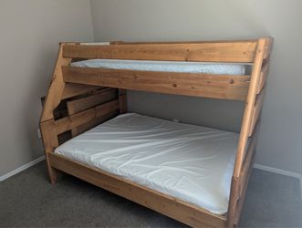 Twin over full bunk bed