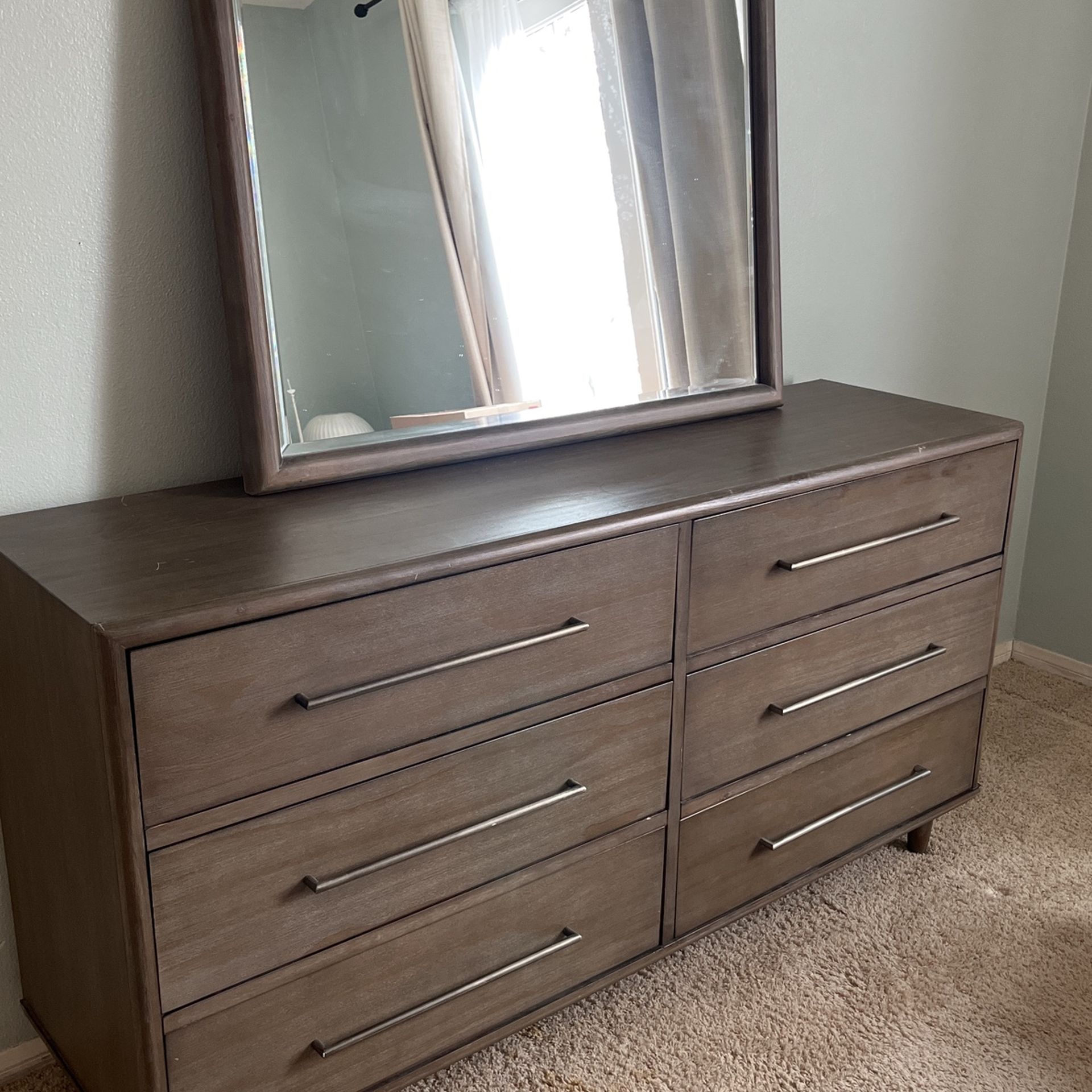 Great Price!!! Dresser W/Mirror and nightstand