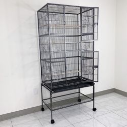 New $160 X-Large 69” Bird Cage for Mid-Sized Parrots Cockatiels Conures Parakeets Lovebirds Budgie, 31x19x69” 