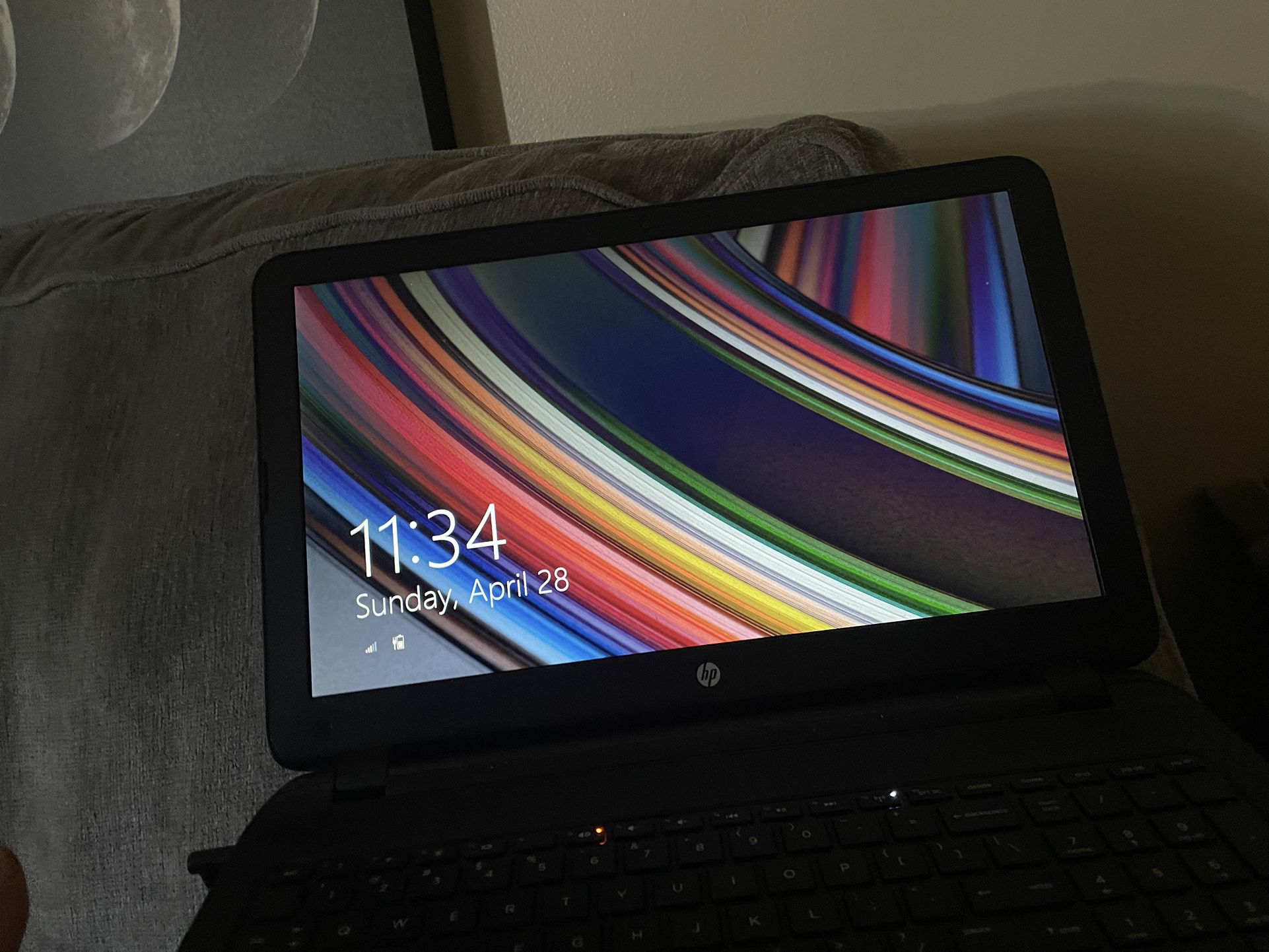 hp laptop screen