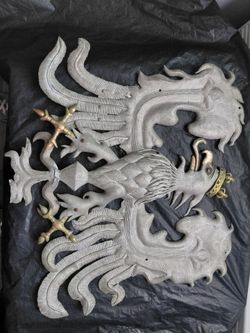 Polish "White Eagle/Orzeł Biały" Cast Heraldic Eagle