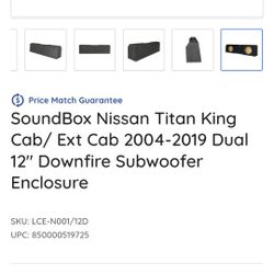 subwoofer Box under seat for 2004 titan