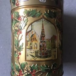 New origina Sealed 1999 Lambertz Music Box Tin AACHEN Iced Gingerbread Cookie