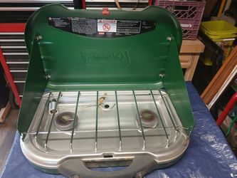 Coleman Camping Stove & 2 bottles of fuel