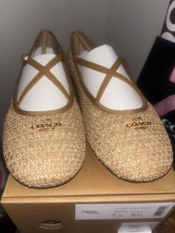Coach Phoebe Ballet Natural Flats