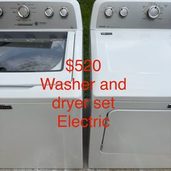 Large Washer And Dryer Set 2020 Model 