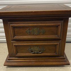 Vintage Wooden Nightstand