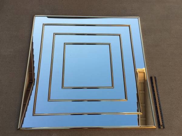 Sharon Art Concept, Geometric Design Modern Wall Mirror
