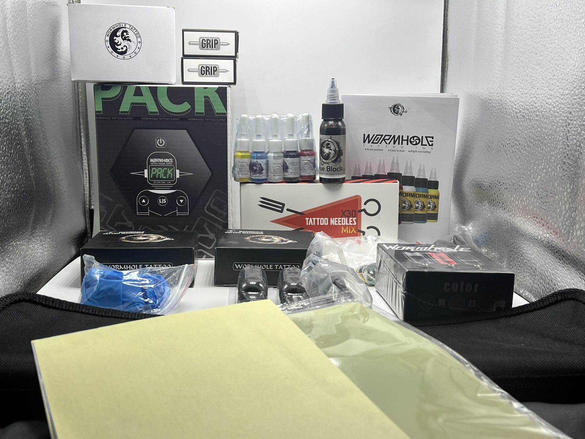 Wormhole 2 Professional Tattoo Kit Bundle With Wireless Adapter