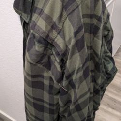Men's Flannel Motorcycle Jacket