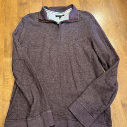 Men’s Banana Republic Elbow, Patch Quarter Of Sweatshirt, Shipping Available
