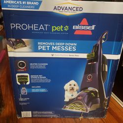 NEW Bissell Carpet Cleaner ProHeat Pet Advanced Stain Remover Rug Cleaner
