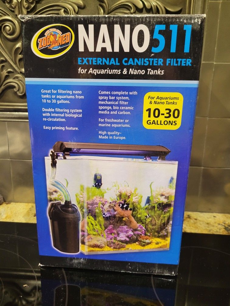 Zoo Med Nano Canister Filter - 10-30 Gals.