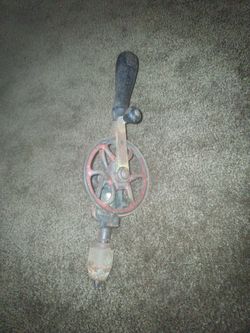 Hand wood working drill