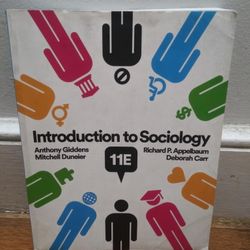 Introduction to Sociology Paperback Book 11E With Unscratched Code. Message me anytime if interested will send more pictures or videos thank you.