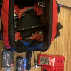 M18 Impact Drill And Driver A 4ah Battery And 2ah Battery And Charger
