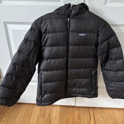 Patagonia Hooded Winter Jacket, Size Youth Large (12)