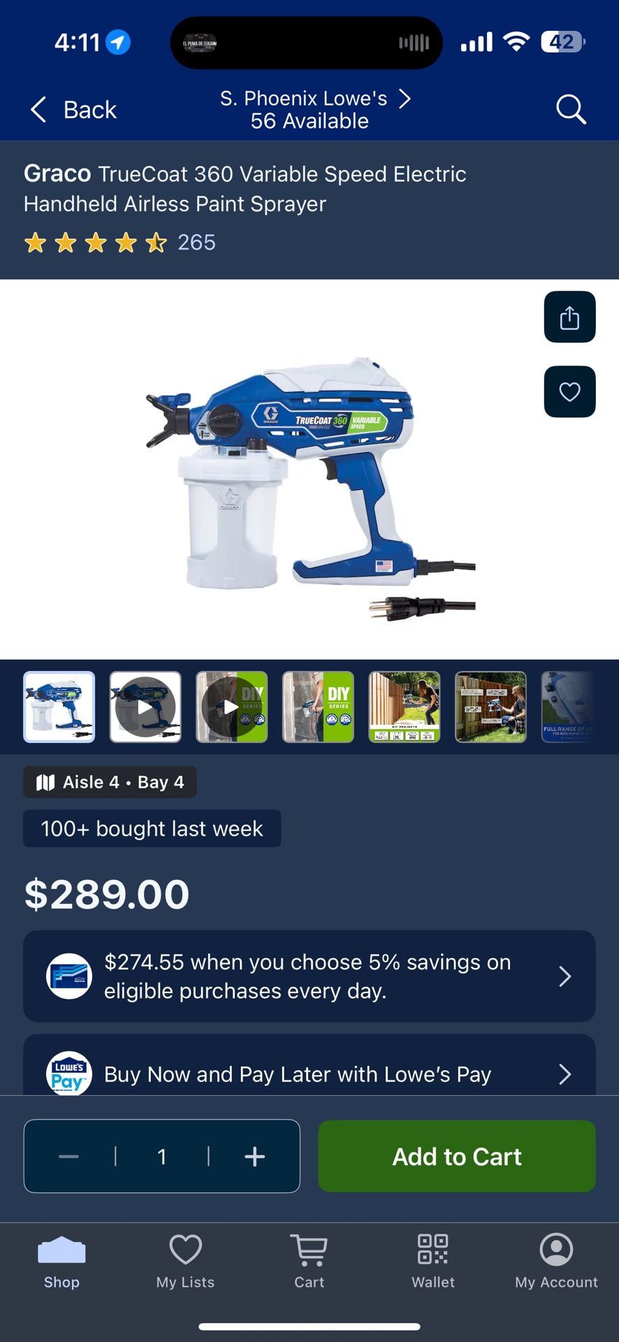 Graco TrueCoat 360 Variable Speed