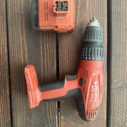 HILTI DRILL AND BATTERY