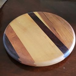 Mixed Wood Lazy Susan By David Levy 