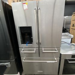 KitchenAid 5 Door Refrigerator With LED Lighting 