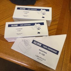 Uline tape dispenser with full box of new tape